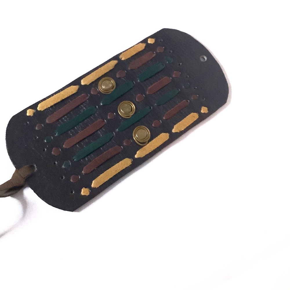 Mens leather bracelet